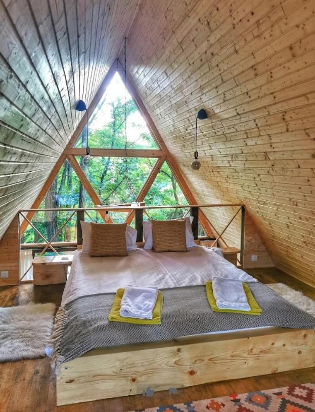 Porumbacu Treehouse Villa Felsőporumbák Kültér fotó